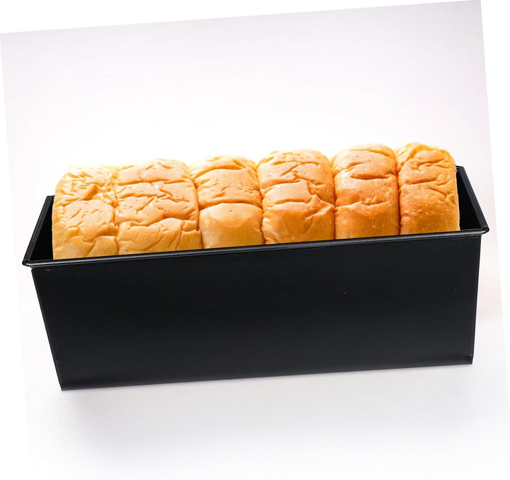 HEMOTON Toastbrot Backform Mit Deckel 13X4.8 Zoll Antihaft Laibpfanne Für Hausgemachtes Brot Und Toa