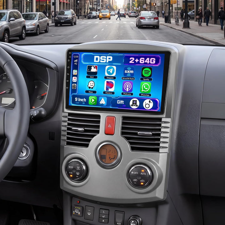 2+64GB Android Autoradio für Toyota Rush Daihatsu Terios 2006-2016 Wireless Carplay Android Auto, 9"