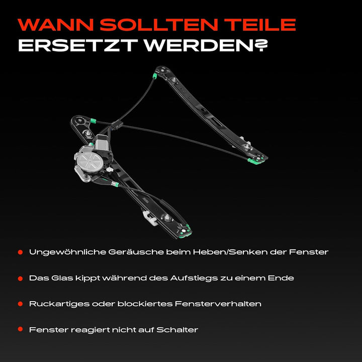 Frankberg Fensterheber Mit Motor Vorne Rechts Kompatibel mit 3er/3er Touring E46 Limousine Kombi 199