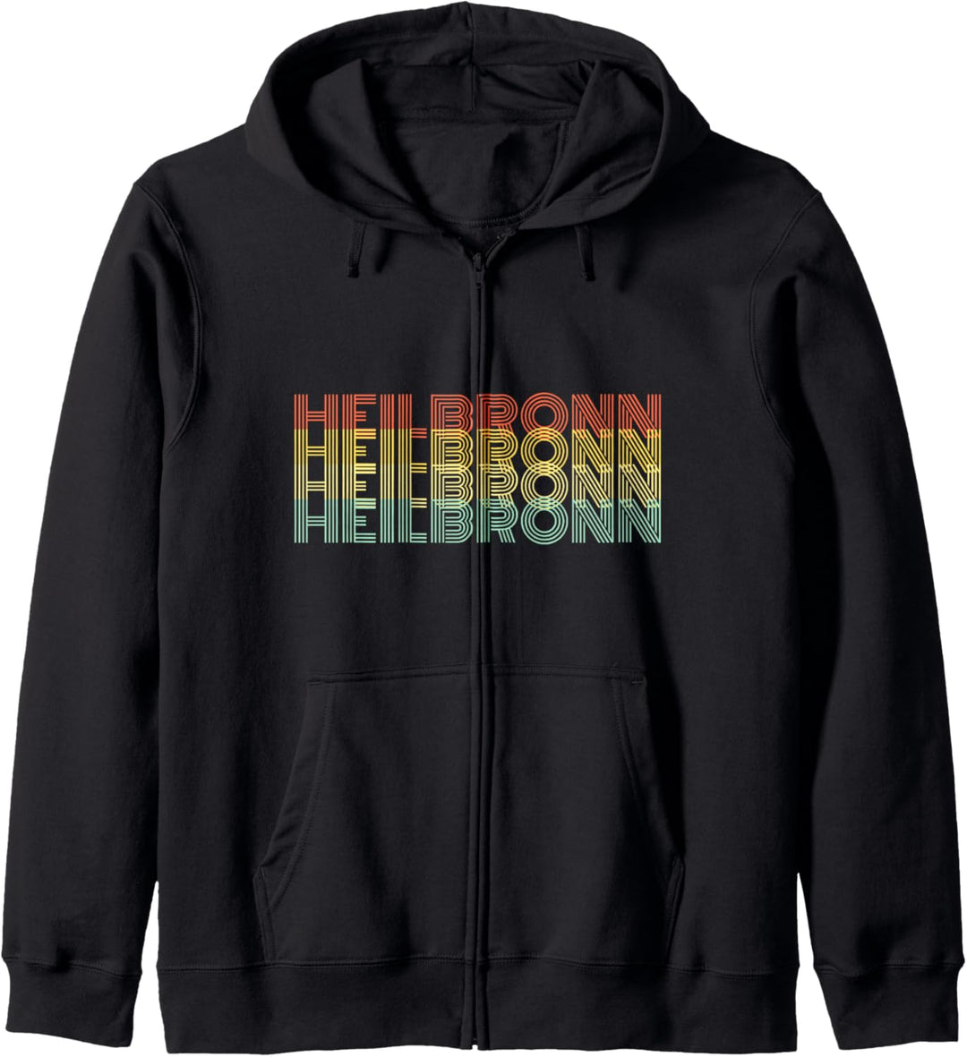 Heilbronn Stadt Heimat Retro Vintage Kapuzenjacke