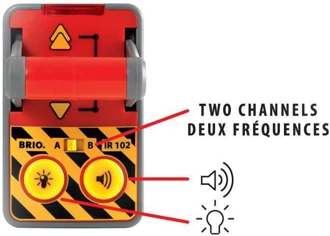 BRIO World 33213 IR-Frachtlok Elektrische Lokomotive mit Fernsteuerung - Zubehör World - Kleinkindsp