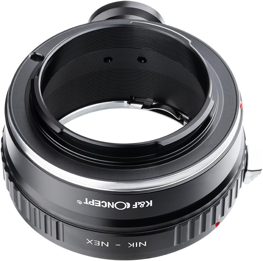 K&F Concept Nikon-NEX Objektiv Adapter Objektiv Adapterringe für Nikon AI AI-S F Objektiv auf Sony E