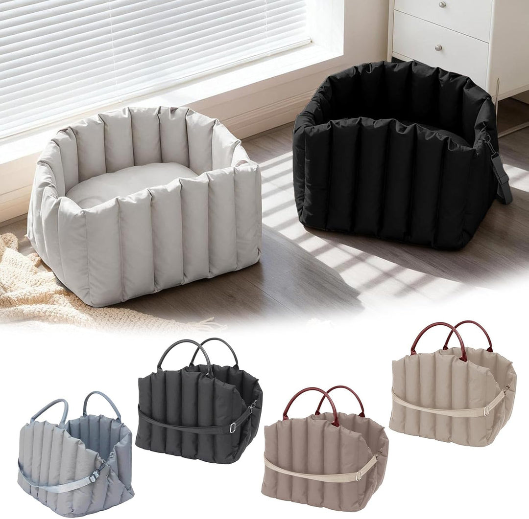 Hunde Autositz, Autositz Hund, Hundetasche für kleine Hunde 5kg, Rutschfester Tragetasche Hund, Stil