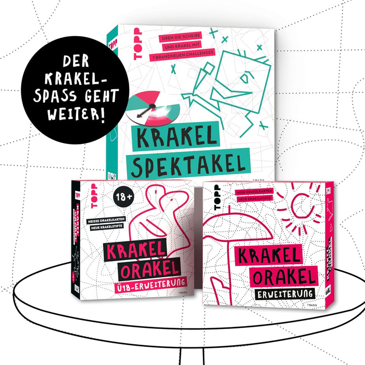 TOPP Krakel-Orakel – Das Zeichenspiel für alle, die Nicht zeichnen können. Wer erkennt die schrägen