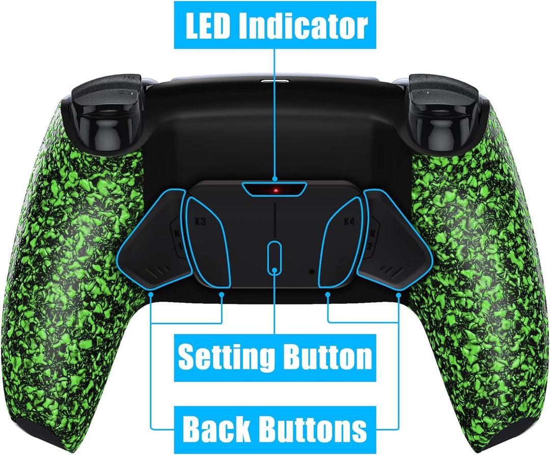 eXtremeRate Programmierbar RISE4 Remap Kit für ps5 Controller BDM-010/020,Remap Board&Rückplate Gehä