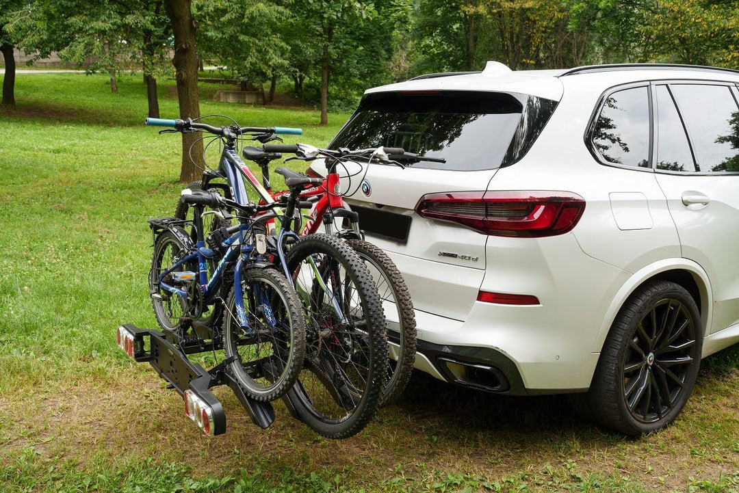 Farad Fahrradträger für Anhängerkupplung Susa für E-Bikes und Fat-Bikes (3 Fahrräder), Schwarz, 3 Fa