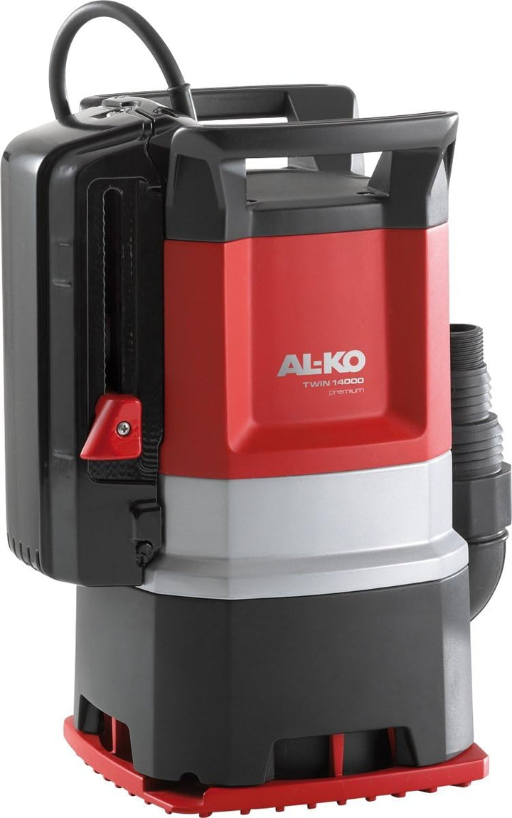 AL-KO Kombitauchpumpe TWIN 14000 Premium (1000 W Motorleistung, 15.000 l/h max. Fördermenge, 10 m ma