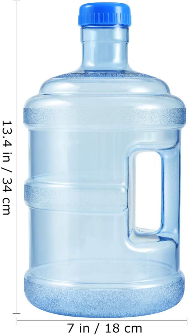 BESPORTBLE 5 l Wasserflasche, Wasserbehälter mit Schraubverschluss, wiederverwendbar, tragbar, Kunst