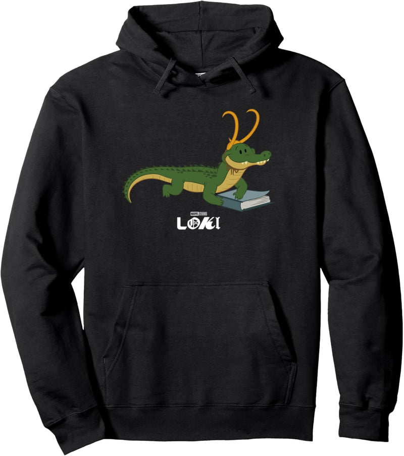 Marvel Loki Alligator Loki Variant Book Reader Pullover Hoodie