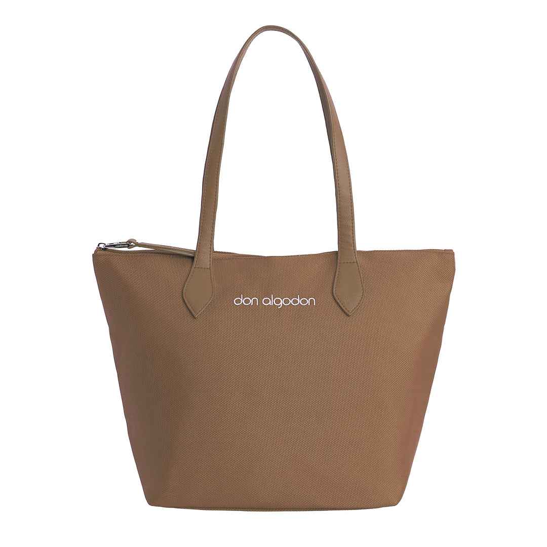 DON ALGODON Damen Telma Damenhandtaschen Beige, Beige