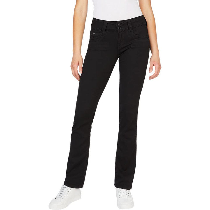 Pepe Jeans Damen Gen Jeans 26W / 34L Black (Denim-xd9), 26W / 34L Black (Denim-xd9)