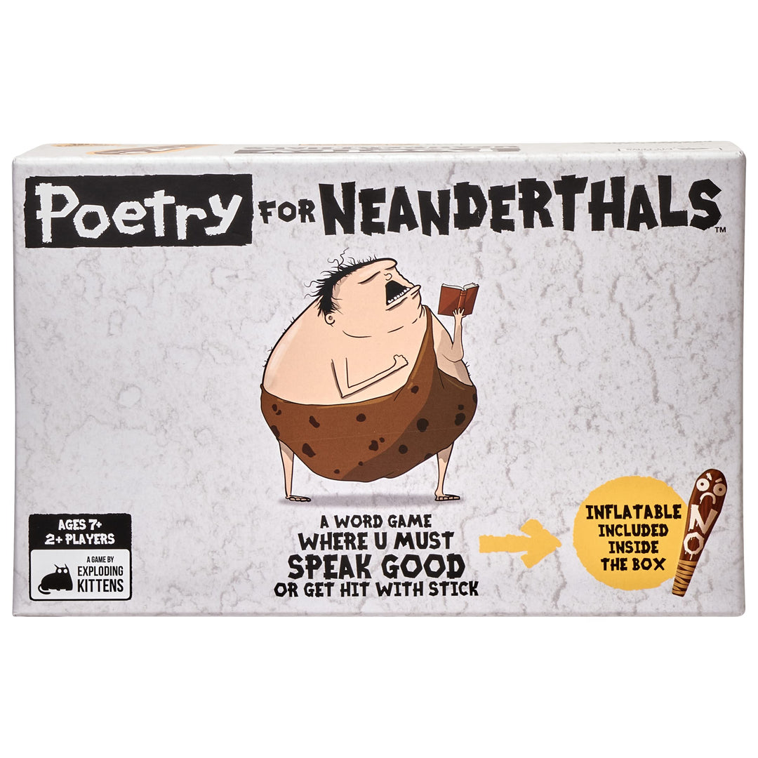 Exploding Kittens - Poetry for Neanderthals - Competitive Word Guessing Game - Party Game, Ideal for