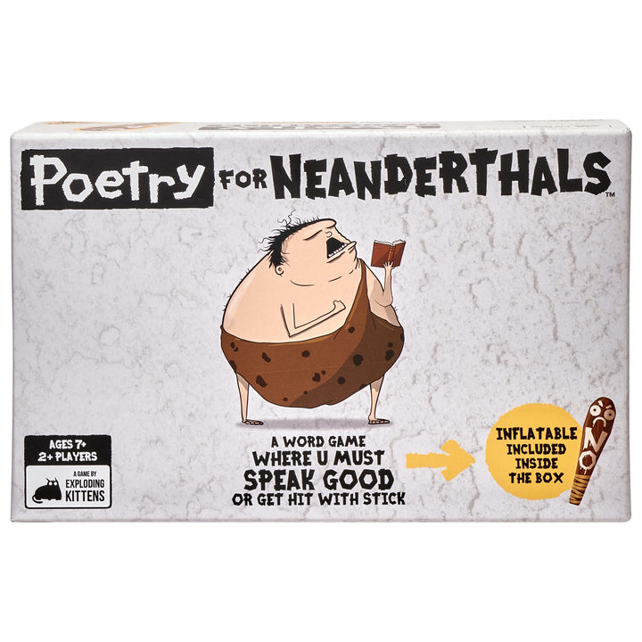 Exploding Kittens - Poetry for Neanderthals - Competitive Word Guessing Game - Party Game, Ideal for