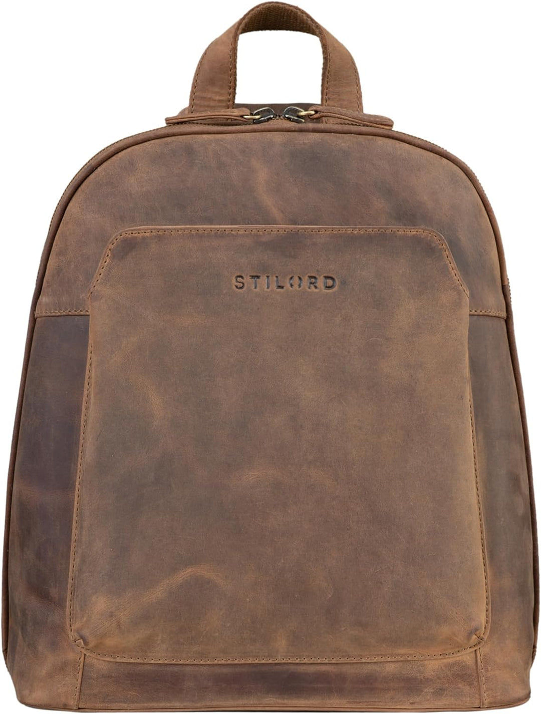 STILORD 'Skyler' Tasche Rucksack Leder 2 in 1 Rucksacktasche Umhängetasche Vintage Daypack Reiseruck