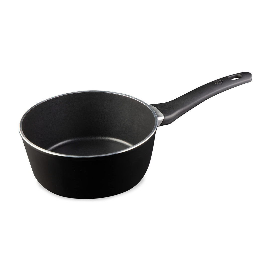 MasterChef Stielkasserole Klein, Topf Induktion, Hitzebeständiger Griff, Spülmaschinenfest, Pfannen