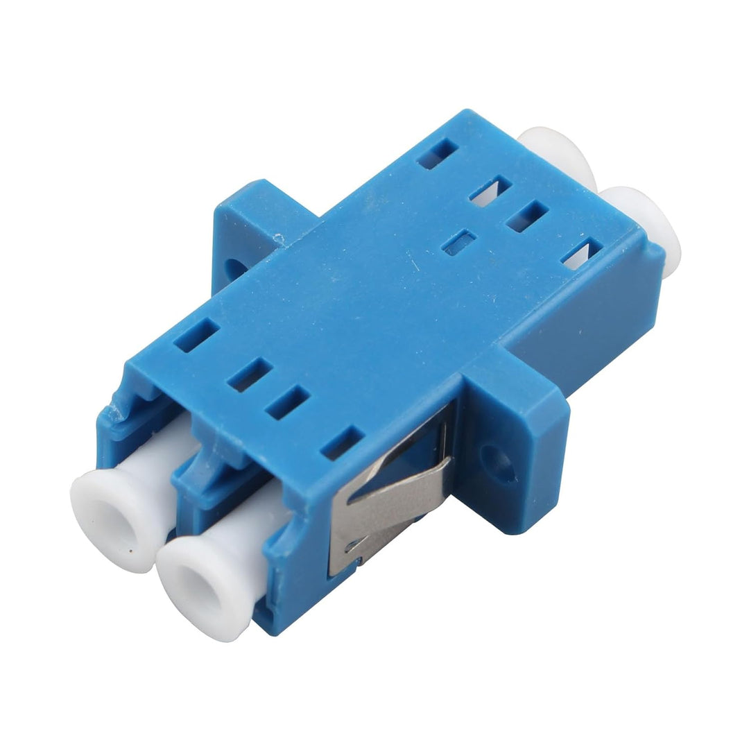 Jopto Glasfaser Adapter LC auf LC UPC Duplex Glasfaserkoppler Netzwerk Internetanschluss Kupplung (B