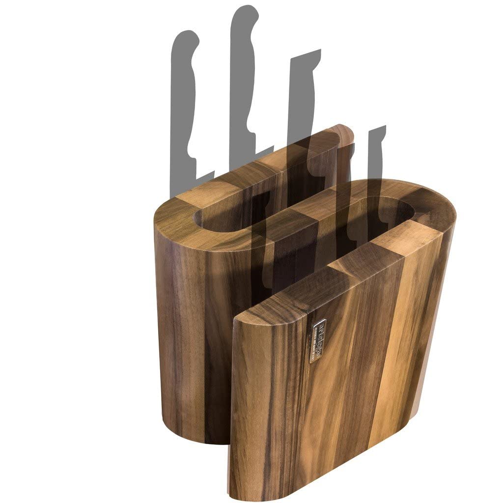 Arte Legno, magnetischer Messerblock und elegantes Küchenaccessoire, walnuss, 10 Knives Grand Prix S