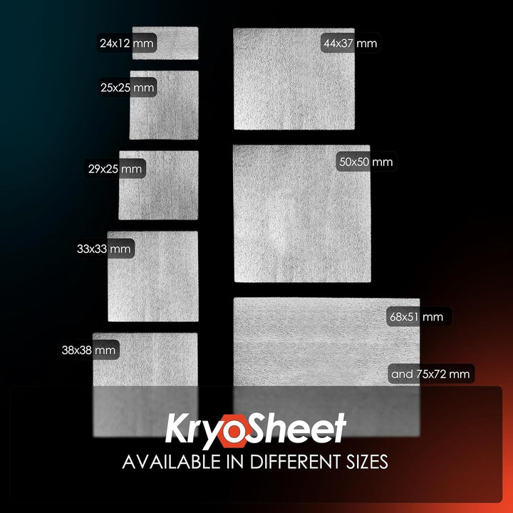 Thermal Grizzly - KryoSheet (25x25x0,2mm) - Graphen Wärmeleitpad - Höchste Wärmeleitfähigkeit - Alte