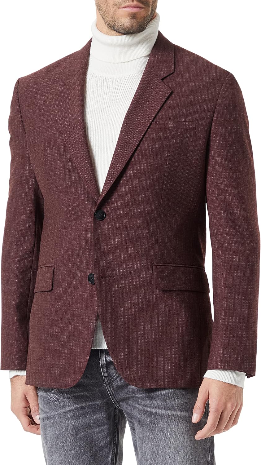 HUGO Herren Jacket 44 Dark Brown204, 44 Dark Brown204