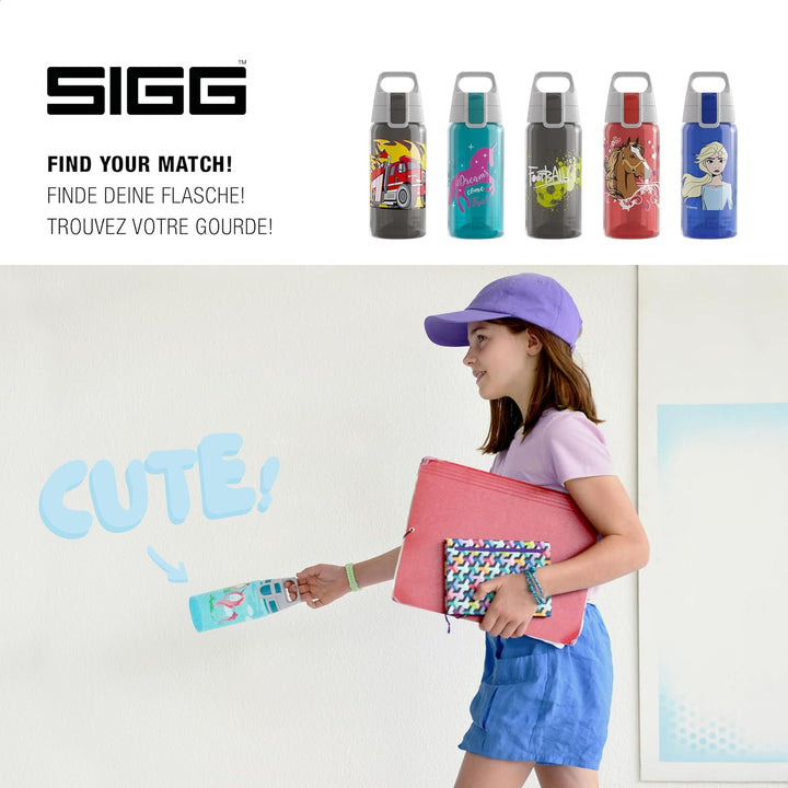 SIGG - Trinkflasche Kinder - Viva One - Für Kohlensäurehaltige Getränke Geeignet - Auslaufsicher - S