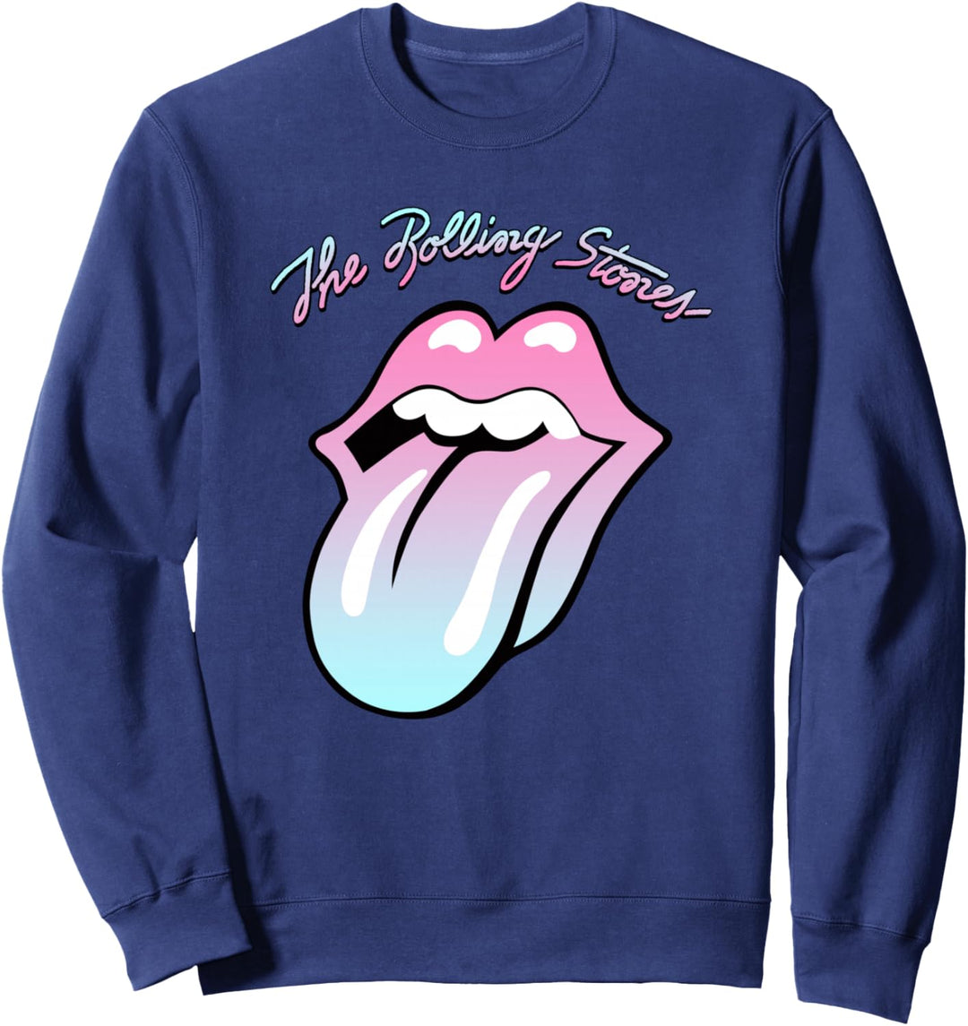 Offizielle Rolling Stones Gradient Zunge Sweatshirt