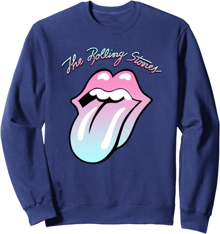 Offizielle Rolling Stones Gradient Zunge Sweatshirt