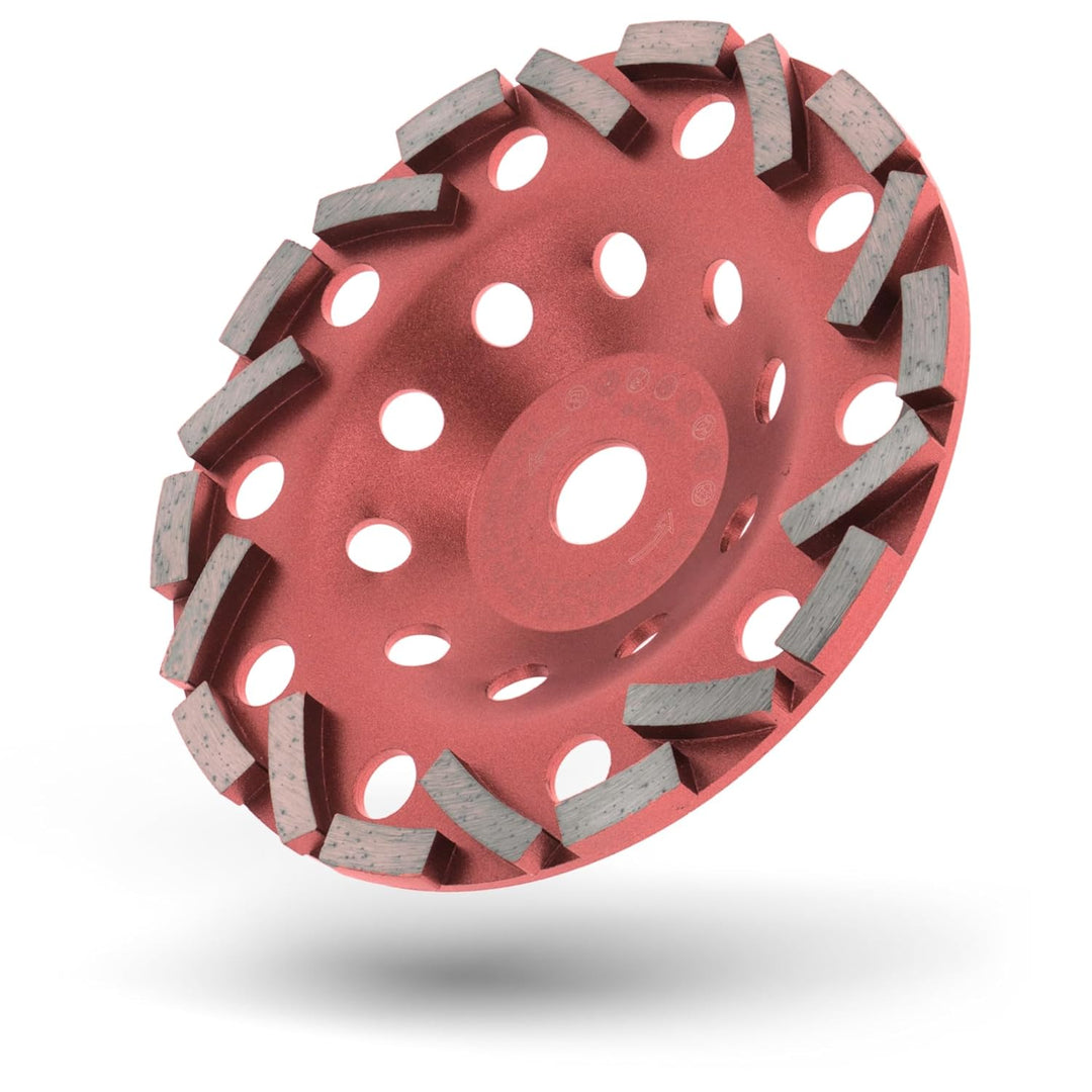 PRODIAMANT Diamant Schleiftopf Extra Speed Beton 180 mm x 22,2 mm Schleifteller für Beton Fliesenkle