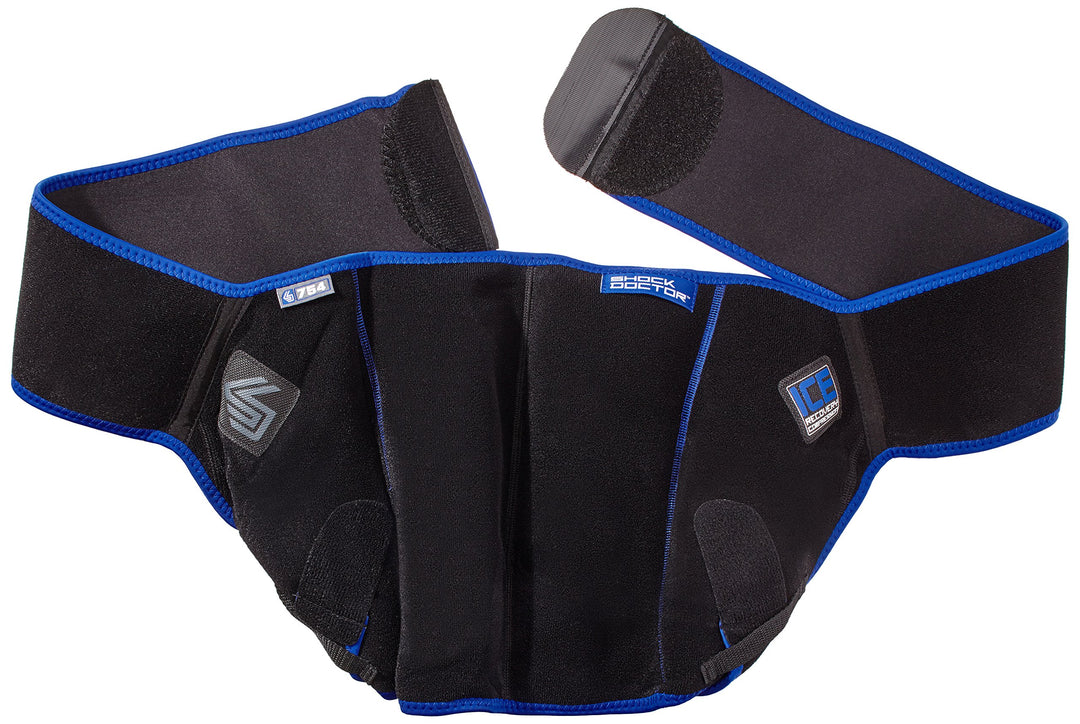 ShockDoctor Erwachsene Ice Recovery Kompression Schulter Bandage S/M Schwarz, S/M Schwarz