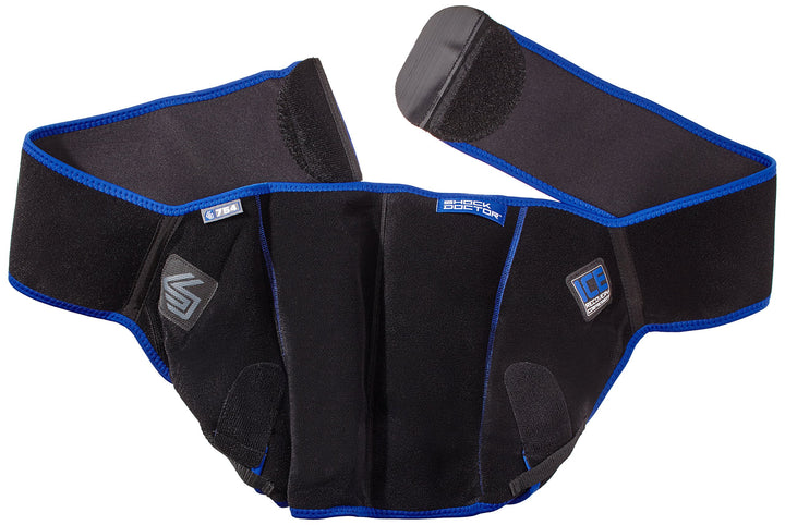 ShockDoctor Erwachsene Ice Recovery Kompression Schulter Bandage S/M Schwarz, S/M Schwarz