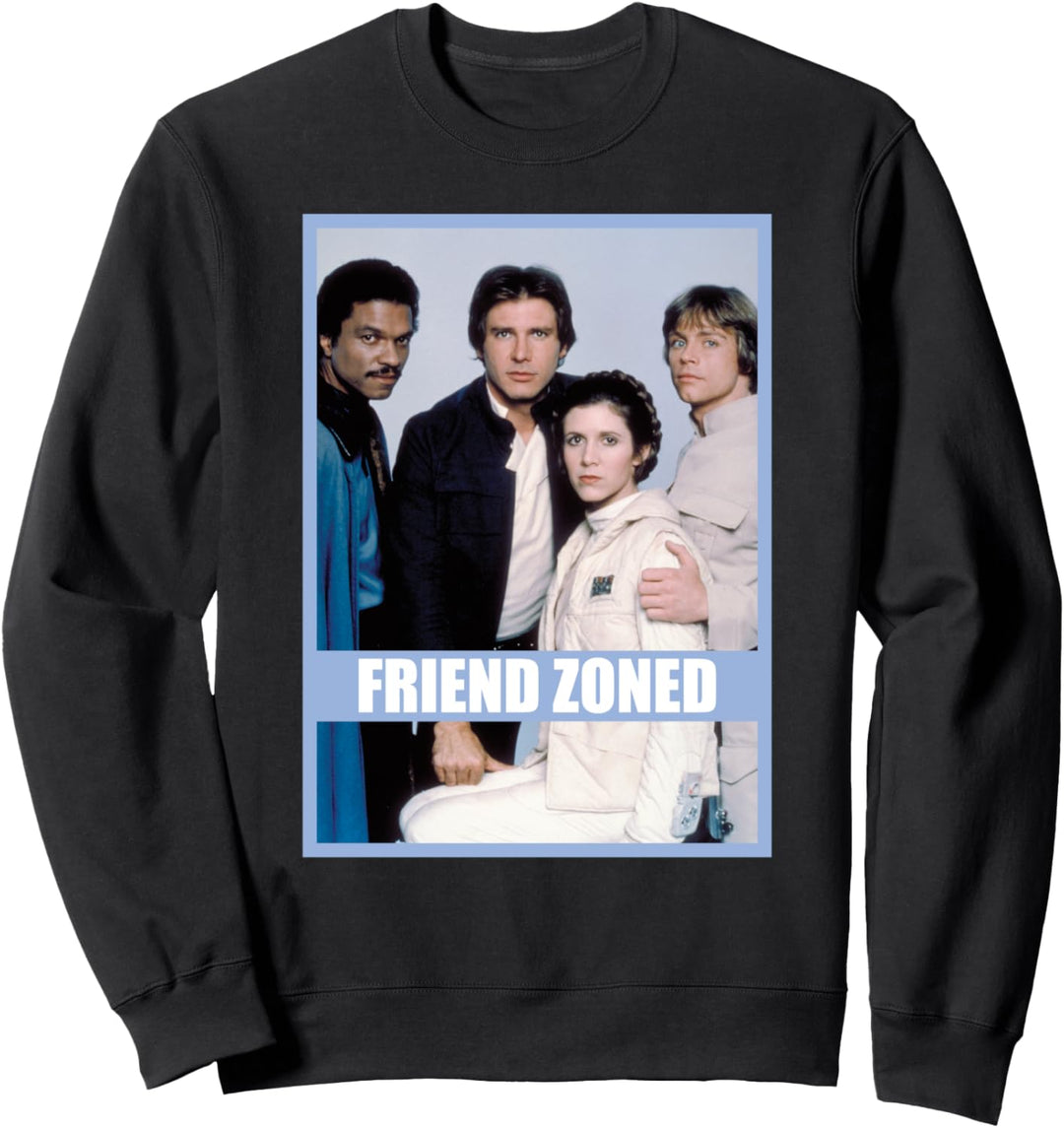 Star Wars Leia Han Lando and Luke Friend Zoned Funny Meme Sweatshirt