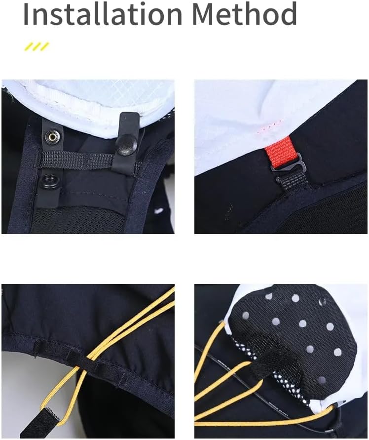 Leichte Externe Wandern Stange Lagerung Tasche Fischknochen Tasche Öffnung Anziehen Buggy Tasche aon