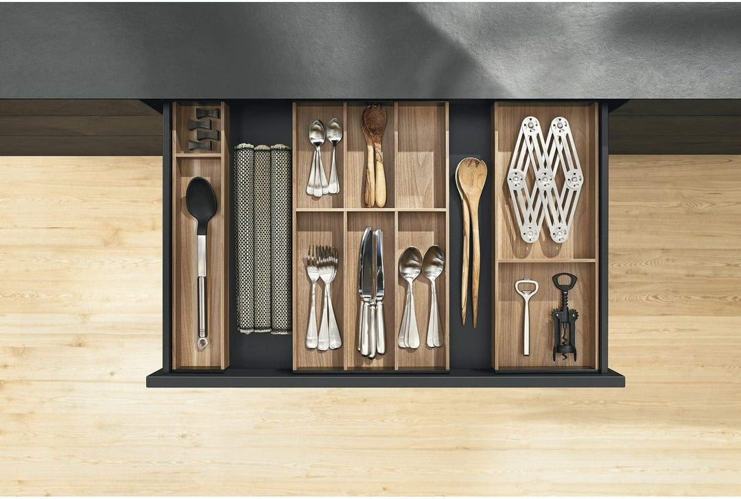 BLUM AMBIA-LINE Frontauszugsrahmen, ab NL400mm, B218mm, Farbe: Bardolino Eiche, Bardolino Eiche