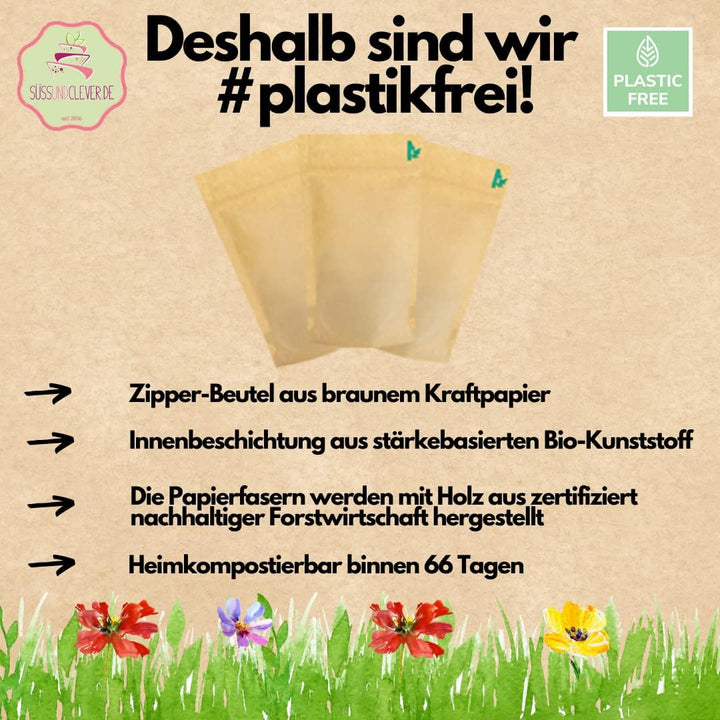 süssundclever.de® Bio Ceylon Zimt, gemahlen | 500g | Zimtpulver | Premium Qualität | plastikfrei und