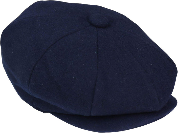 TruClothing.com Herren Mütze Fischgräte Tweed Design Grandad Stil Rabatt Preis S marineblau, S marin