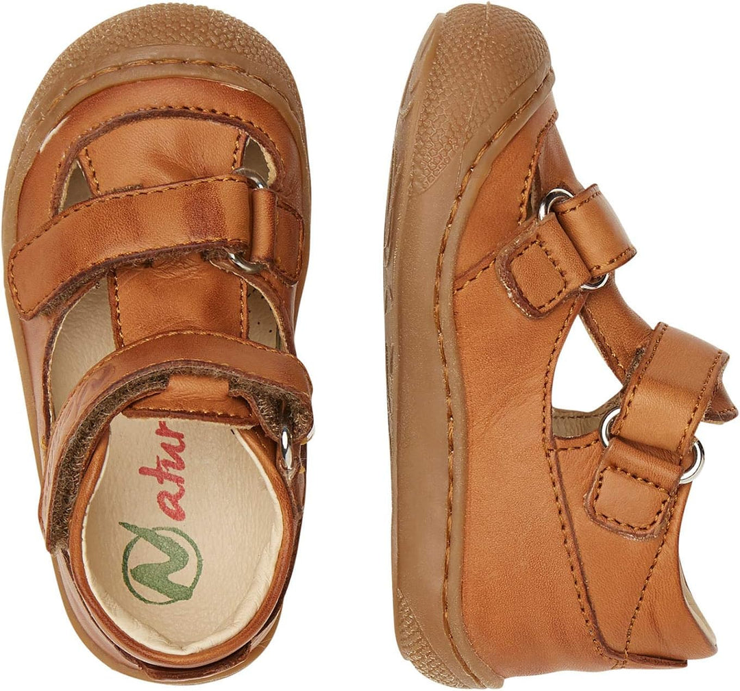 Naturino Halb geschlossene Sandalen 17 EU Cognac, 17 EU Cognac