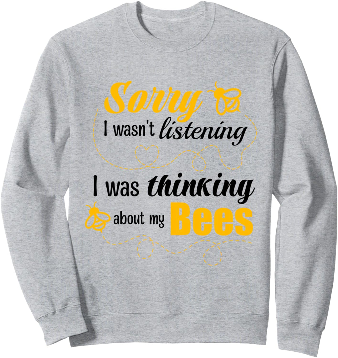 Nachdenken über Bienen Bienenstock Imkerei Sweatshirt