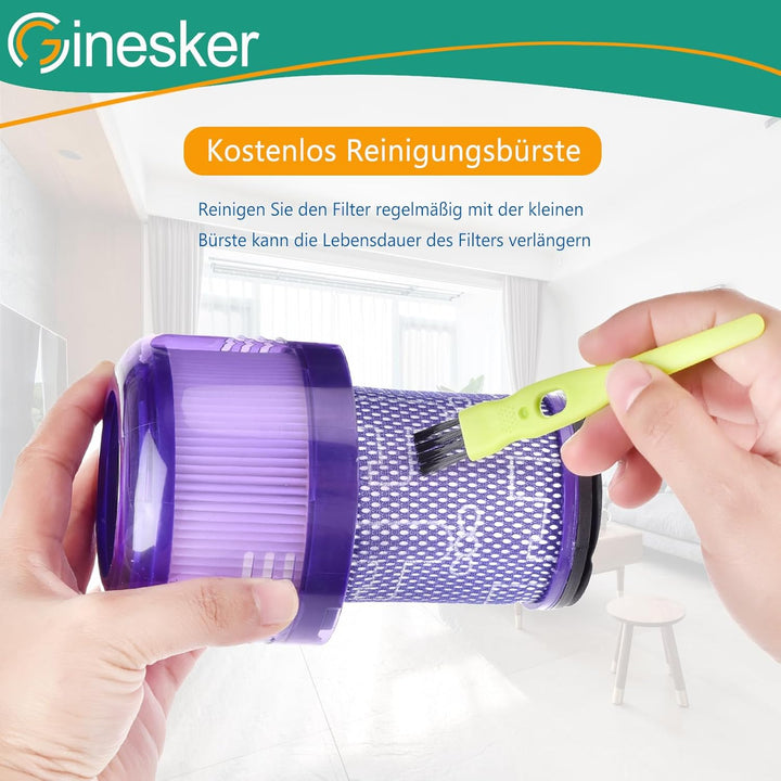 V12 Filter für Dyson V12 Detect Slim Absolute Extra Staubsauger, Ersatzfilter für Dyson V12 Slim Mot