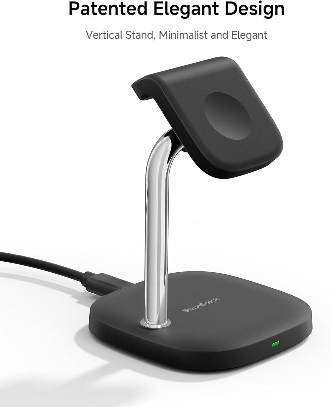 Schnellladestation für Apple Watch 11/Ultra 3/SE 3, 5W Magnet Wireless Ladegerät für Apple Watch Ult
