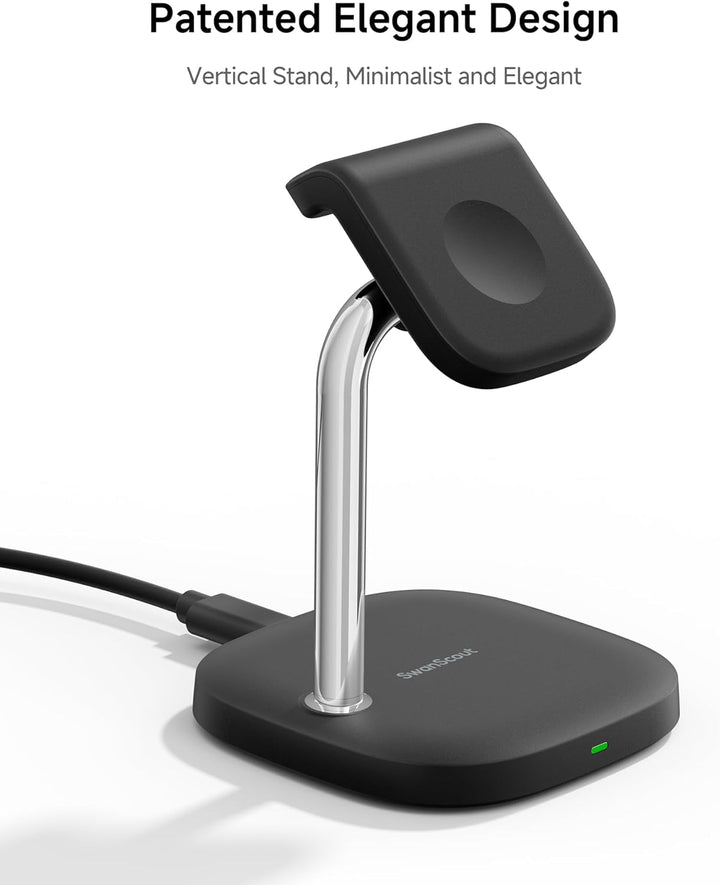 Schnellladestation für Apple Watch 11/Ultra 3/SE 3, 5W Magnet Wireless Ladegerät für Apple Watch Ult