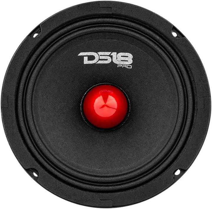 DS18 Car Midrange Speaker 8" Inch 660w Watt 4Ohm Bass Loudspeaker PRO-GM8.4B Bullet 8-Inch 4-Ohms, B
