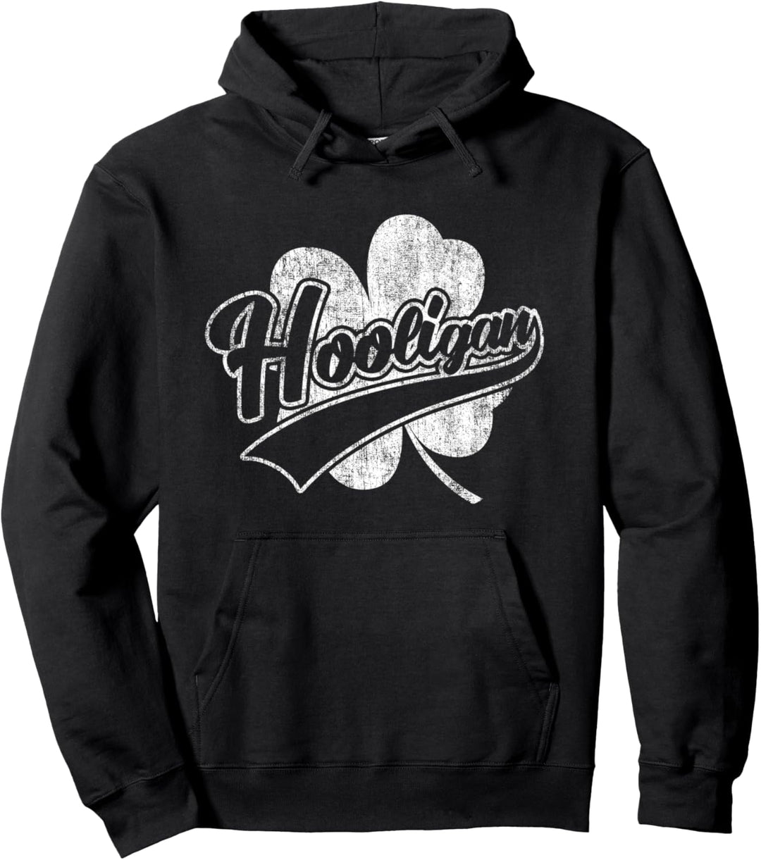 Irish Hooligan Vintage Irish Souvenir St Patricks Day Pullover Hoodie