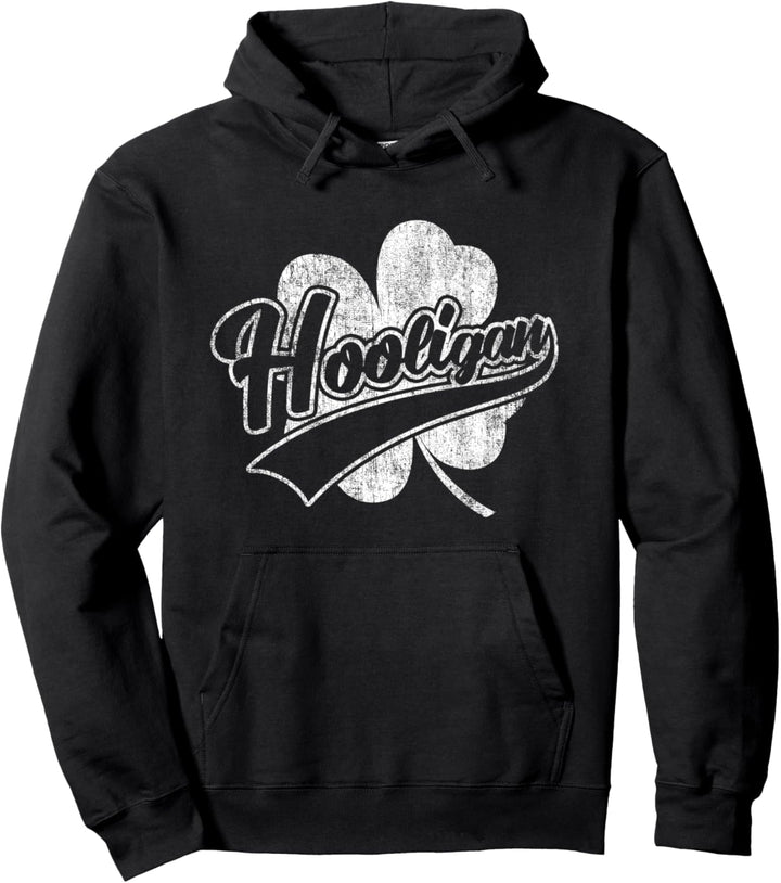 Irish Hooligan Vintage Irish Souvenir St Patricks Day Pullover Hoodie