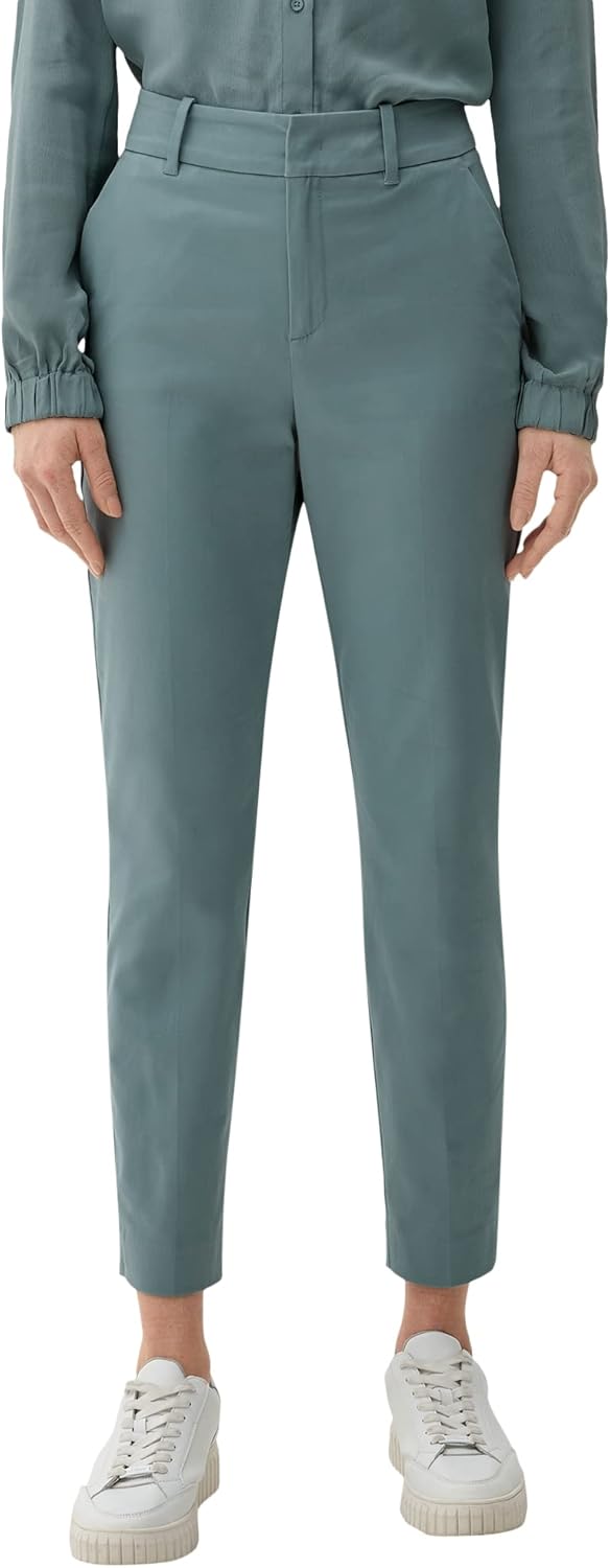s.Oliver Damen Hose 7/8 42 Petrol 6352, 42 Petrol 6352