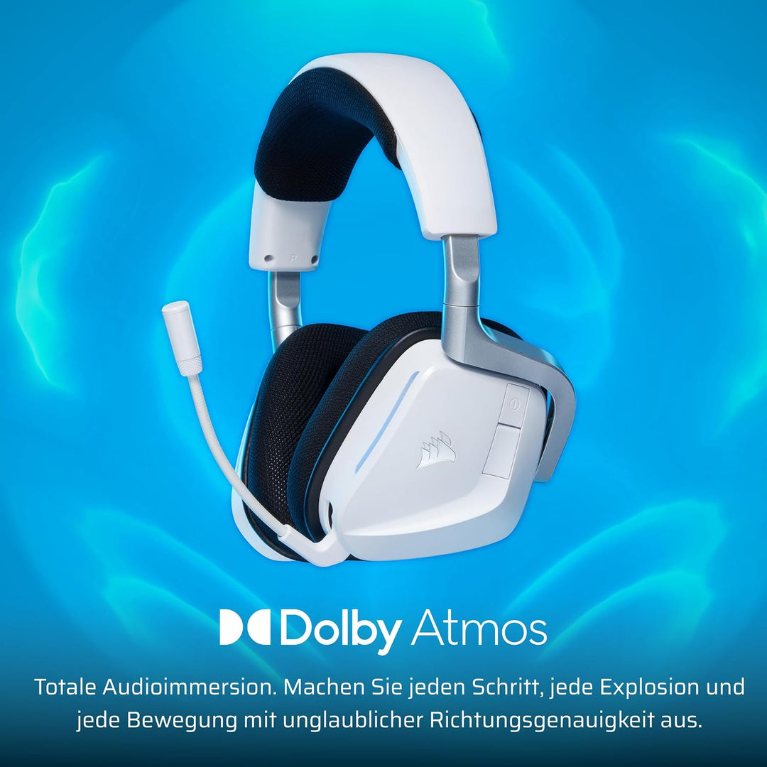 Corsair Void v2 Wireless Gaming-Headset mit Bluetooth – Dual Tone | Dolby Atmos, Duale Wireless-Mult