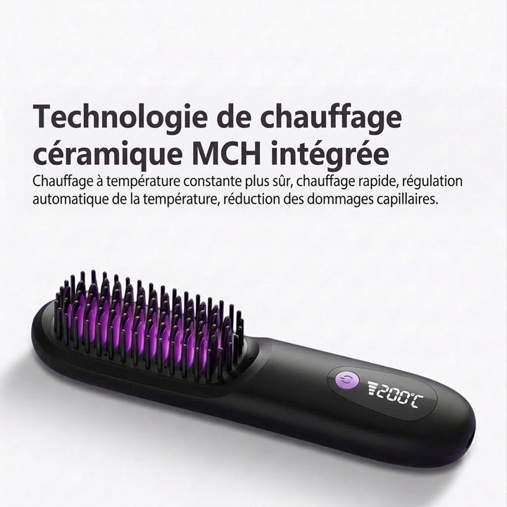 Zegla Control Pro Stylingbürste, Zegla Styling Bürste Mit Neuen 3px-Keramik-Borsten, Schnelles, Präz