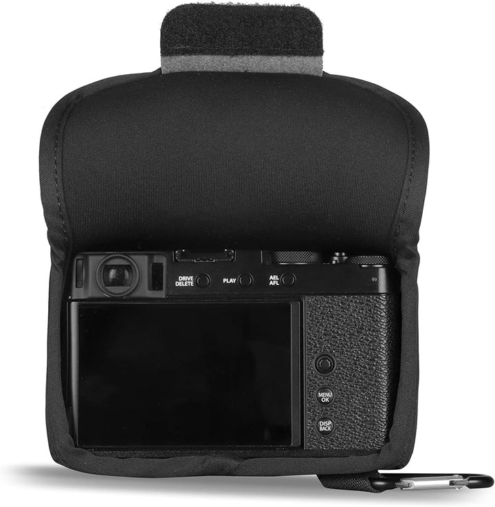 MegaGear MG1983 Ultraleichte Kameratasche aus Neopren kompatibel mit Fujifilm X Series X-E4 - Schwar