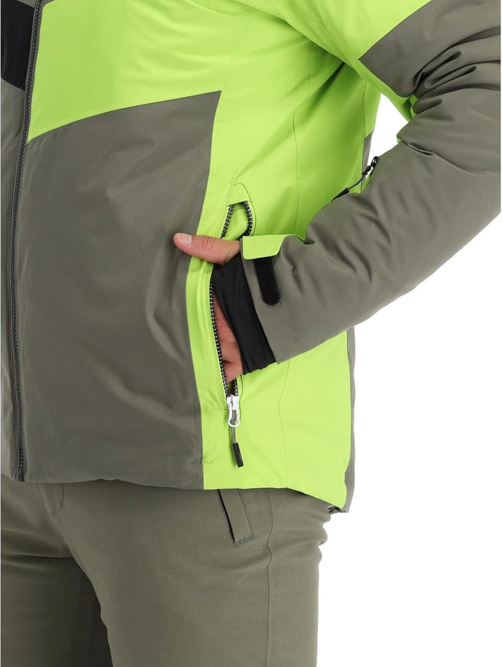 CMP Herren Herrenjacke mit Fester Kapuze skijacke 52 Khaki, 52 Khaki