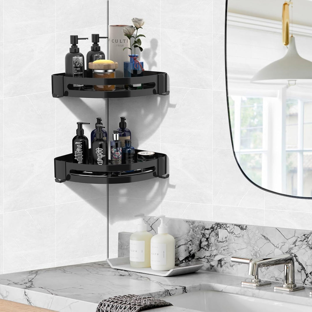 Duschregal Eckablage Duschkorb, Küche Ablage Duschablagen Eckablage Edelstahl Badregal, Shampoo Halt