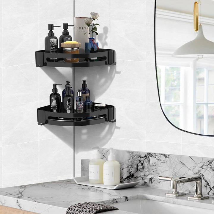 Duschregal Eckablage Duschkorb, Küche Ablage Duschablagen Eckablage Edelstahl Badregal, Shampoo Halt