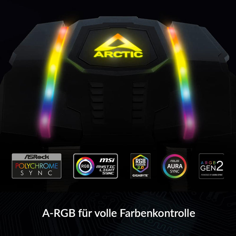 ARCTIC Freezer 50 TR - Dual Tower CPU Kühler für AMD Ryzen Threadripper SP3, sTR4 mit A-RGB, 120 mm/